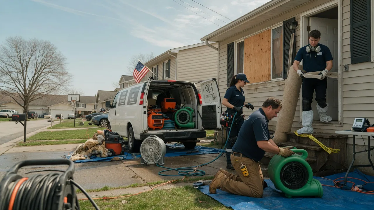 Water Damage Restoration in Texola, OK near me